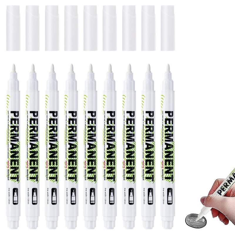 Fabric Marking Pen - 1/5/20 szt. Biały Marker Wodoodporny Pisak