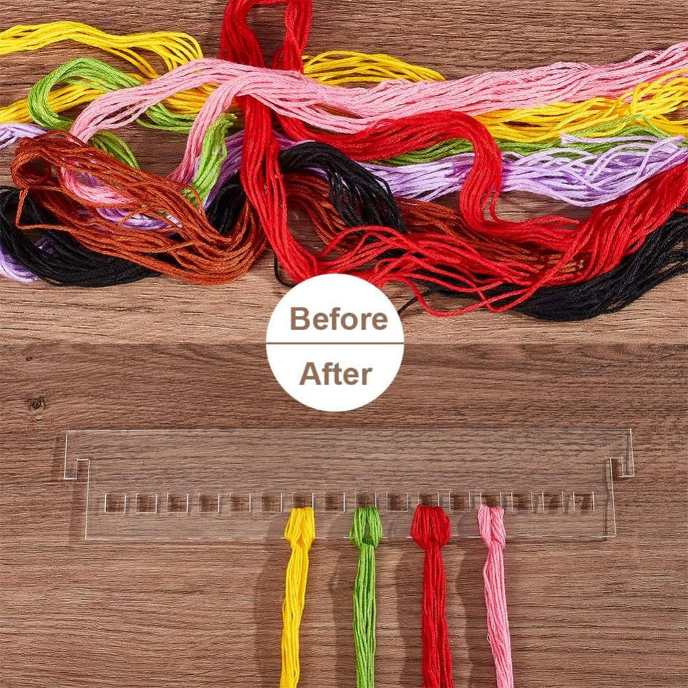 16 pozycji organizator nici 5  – Embroidery Floss Thread recenzja i cena