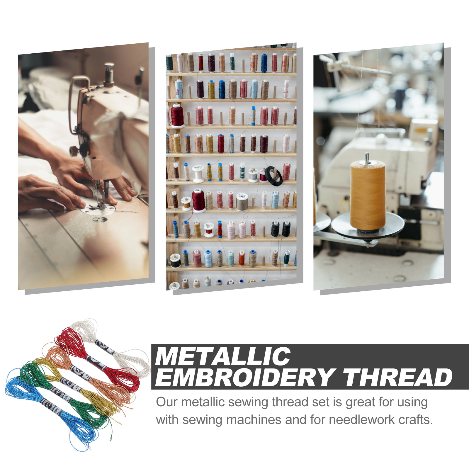 6 sztuk luksusowych metaliczny – Embroidery Floss Thread recenzja i cena