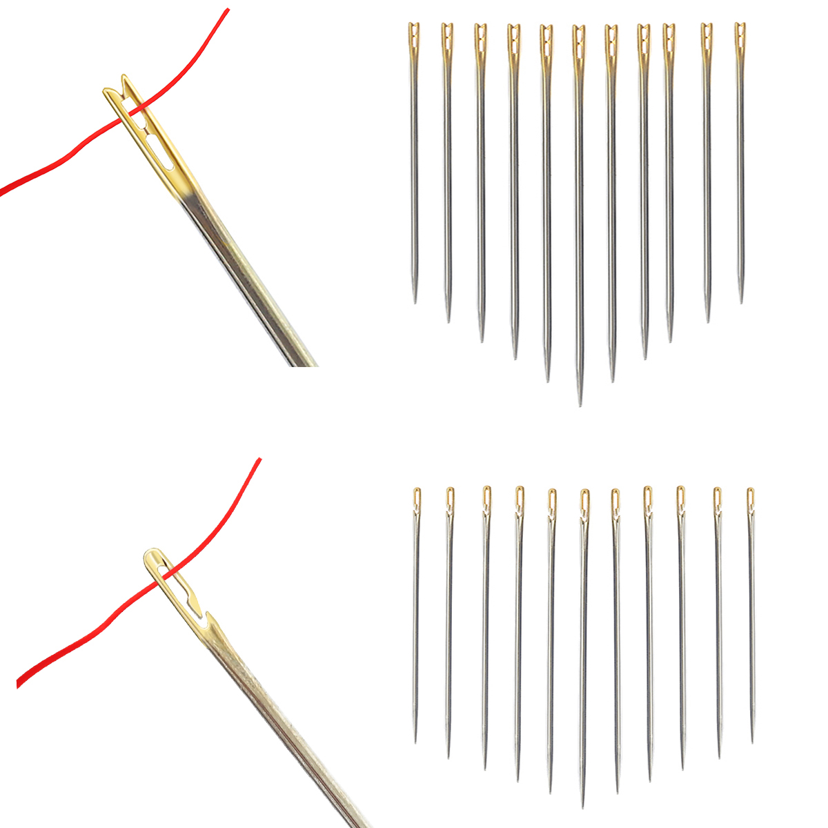 Ślepe wielkoformatowe igły sam – Embroidery Floss Thread recenzja i cena