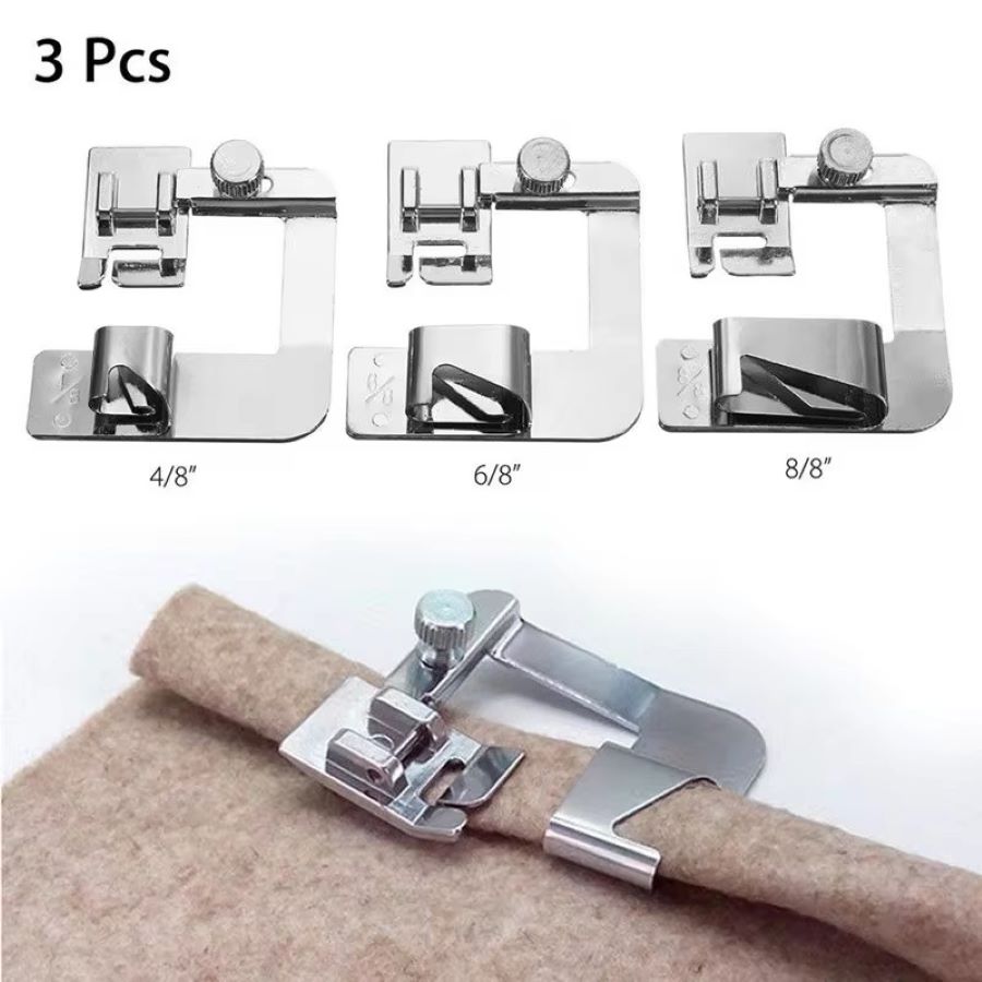 1 SZT.-3 SZT. 13/19/25mm Stopk – Rolled Hem Foot recenzja i cena