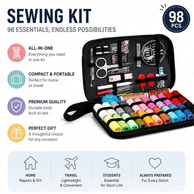 Zestaw narzędzi do szycia 68/9 – Sewing By recenzja i cena