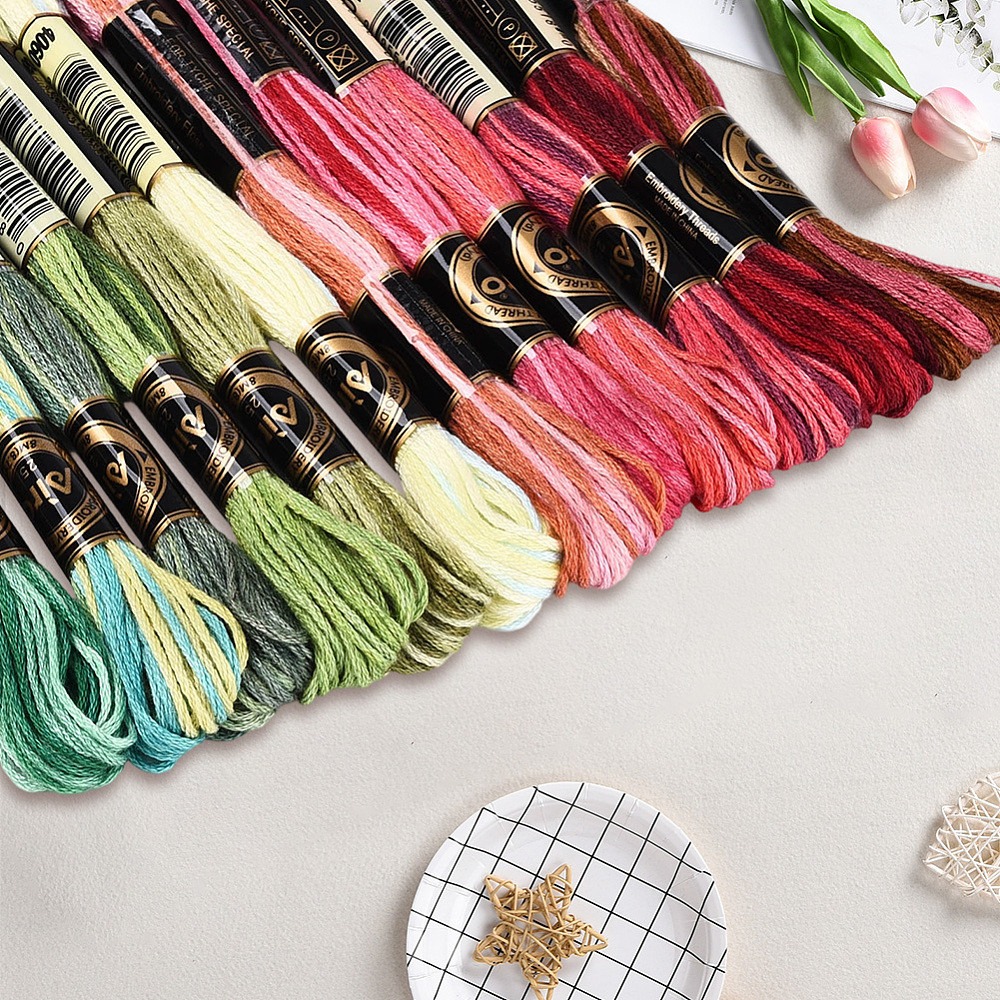 105 jardów nici do haftowania, – Embroidery Floss Thread recenzja i cena