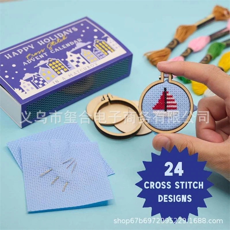 Kalendarz Adwentowy z Haftem K – Embroidery Floss Thread recenzja i cena