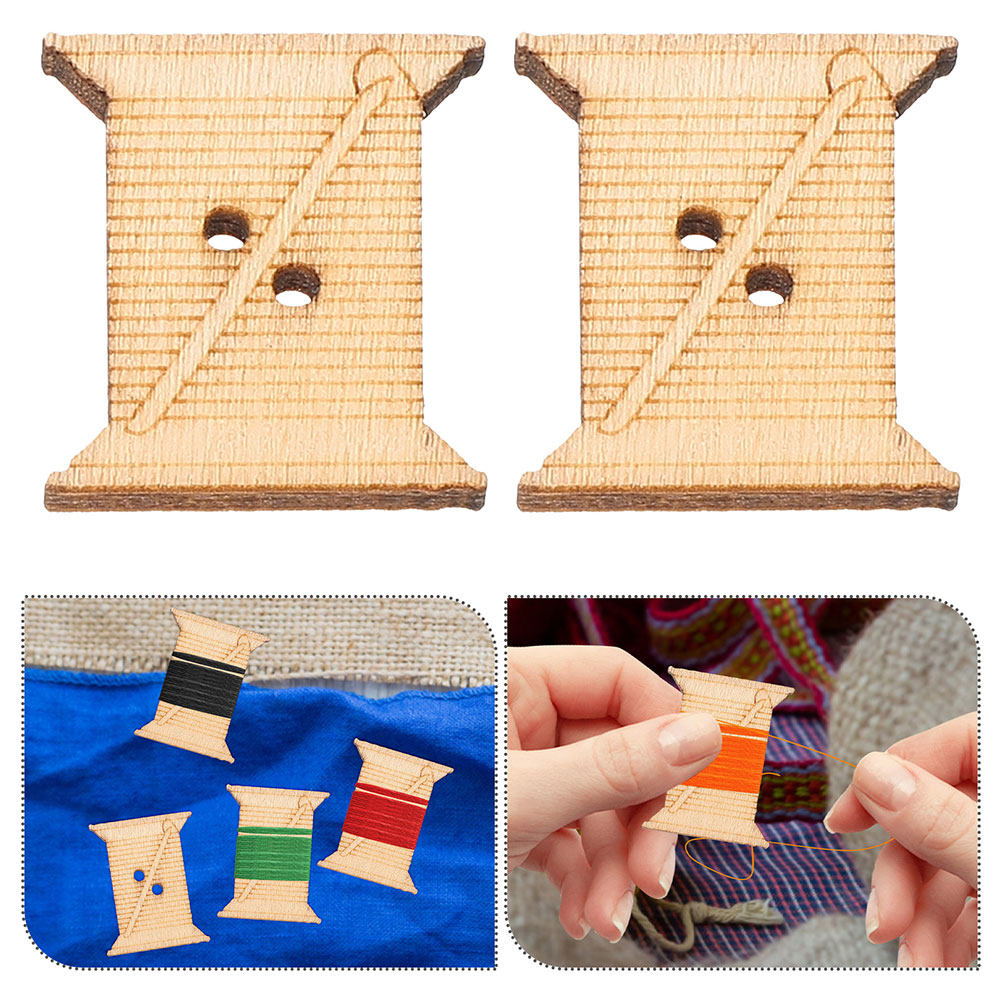100 sztuk drewnianych szpulek  – Embroidery Floss Thread recenzja i cena
