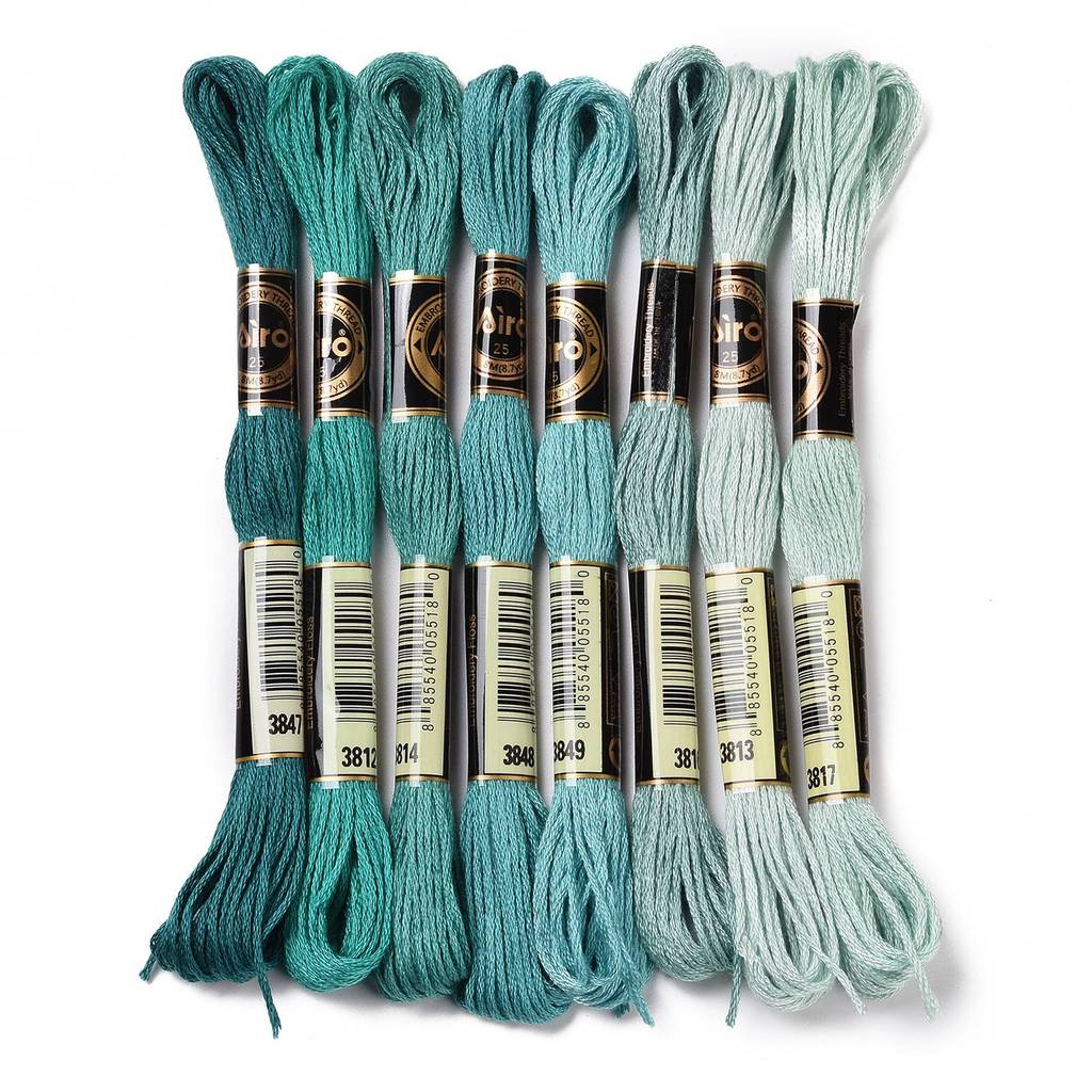 1 Zestaw 8 motków 0,5 mm 6-nit – Embroidery Floss Thread recenzja i cena