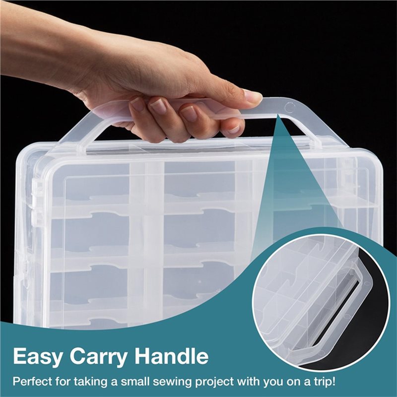 Organizer do szycia z 46 dwust – Embroidery Floss Thread recenzja i cena